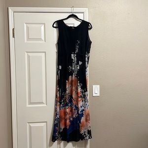 Black Silky Dress - Size M.